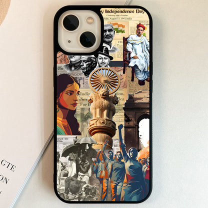 India Freedom Legacy Glass Case