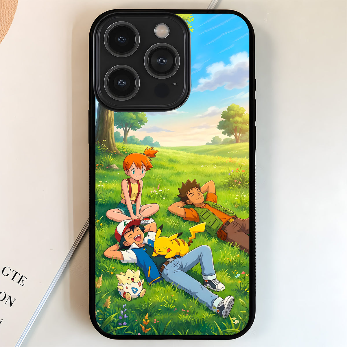 Pokemon Peaceful Picnic Glass Case