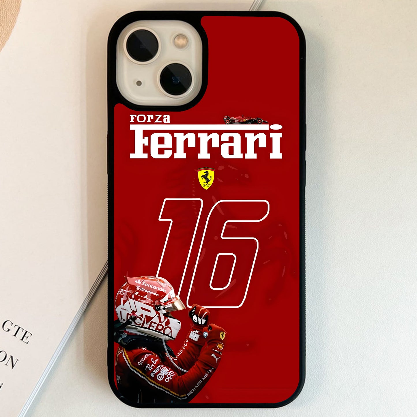 Charles Leclerc Racing Spirit Glass Case