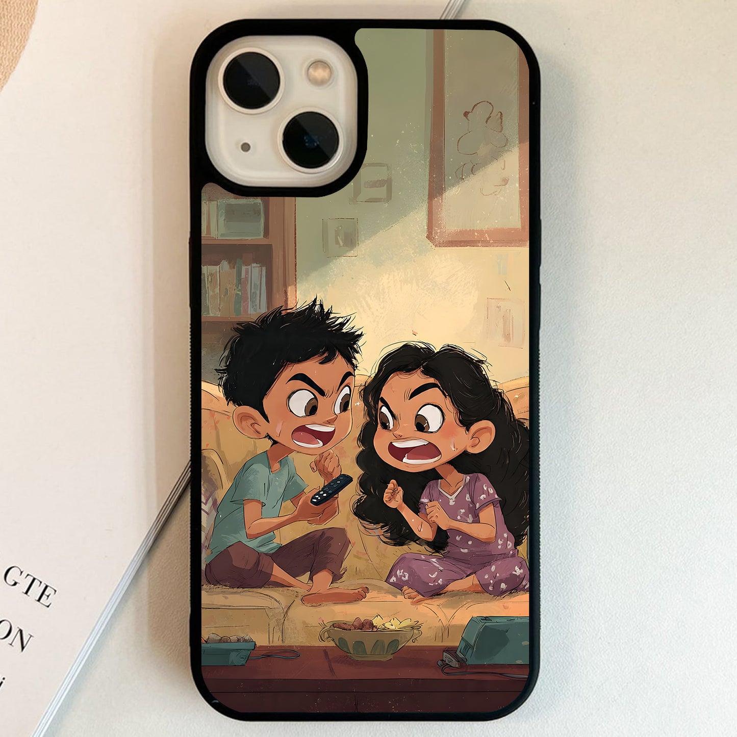 Endless Sibling Arguments Glass Case