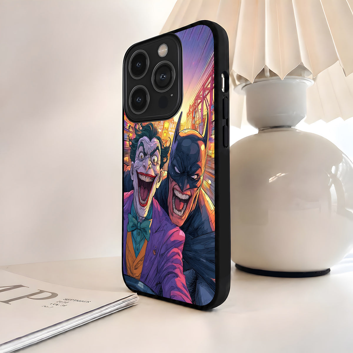 Batman Joker Madness Glass Case