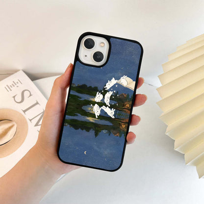 Dreamland Bunny Leap Glass Case