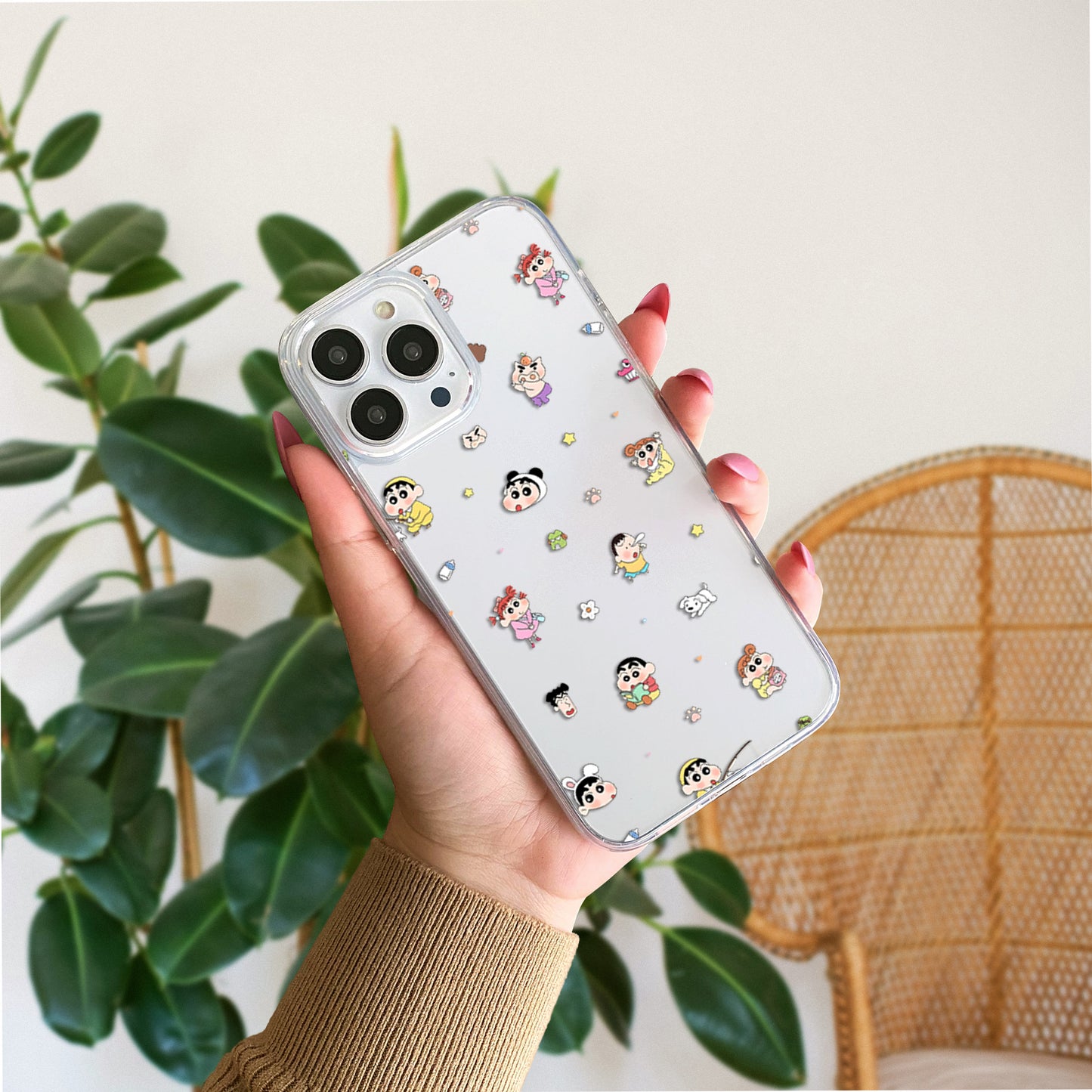 Shinchan Sky Adventure Clear Silicon Cover