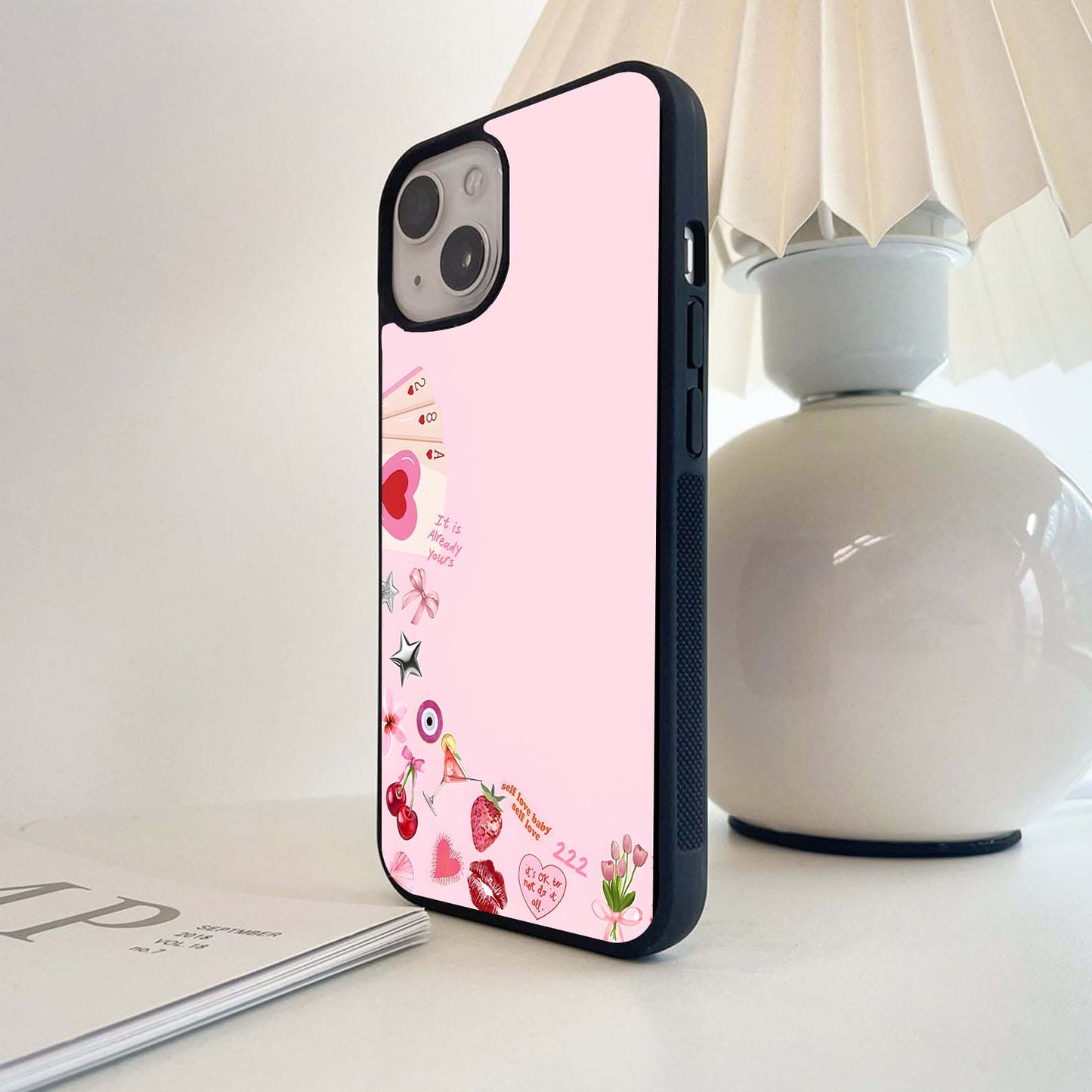 Blush Self Love Glass Case