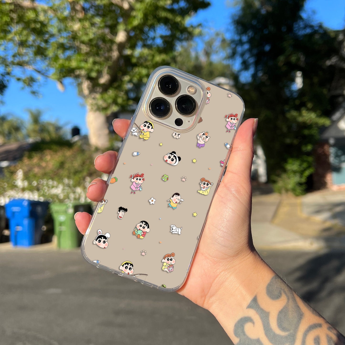 Shinchan Sky Adventure Clear Silicon Cover