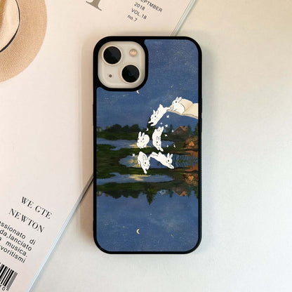 Dreamland Bunny Leap Glass Case