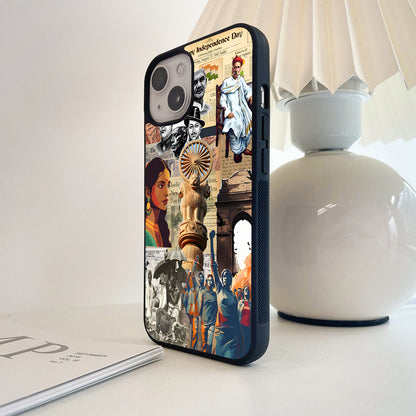India Freedom Legacy Glass Case