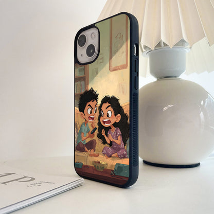 Endless Sibling Arguments Glass Case