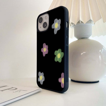 Crayon Flower Play Glass Case