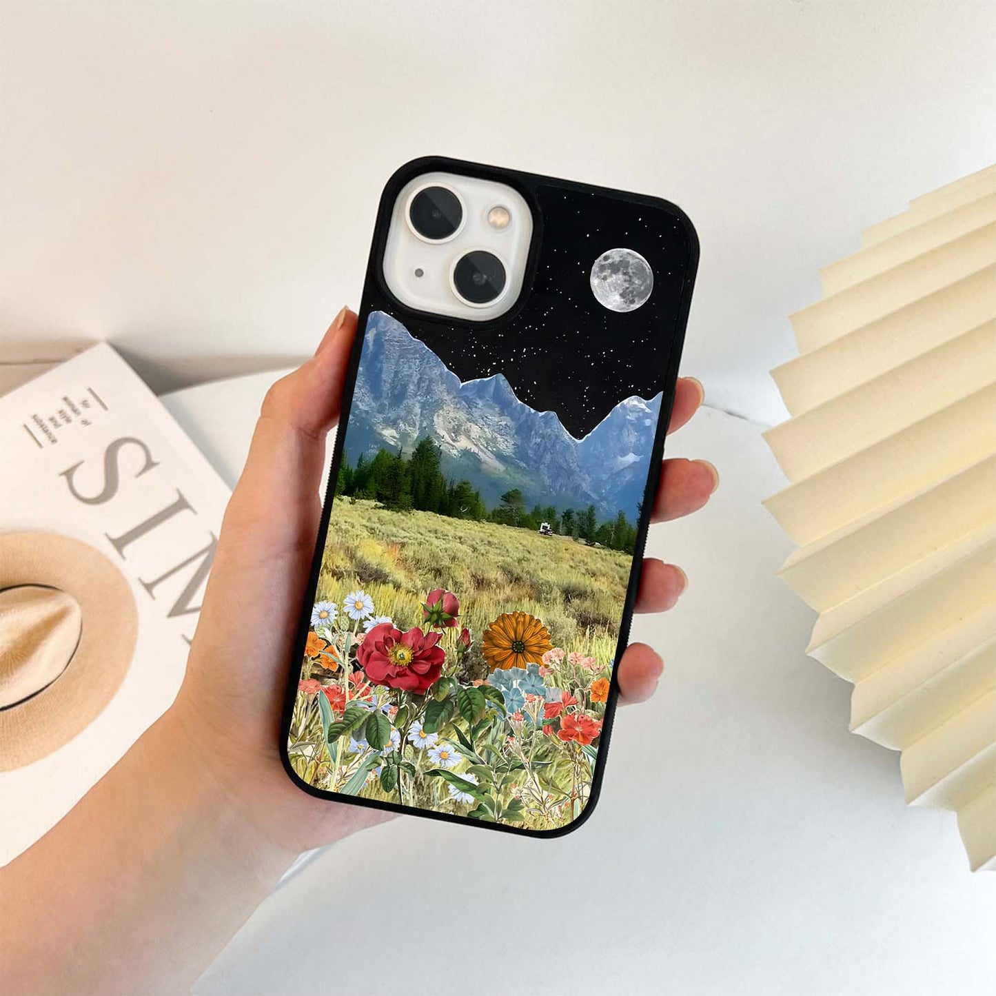 Starlit Meadow Bloom Glass Case