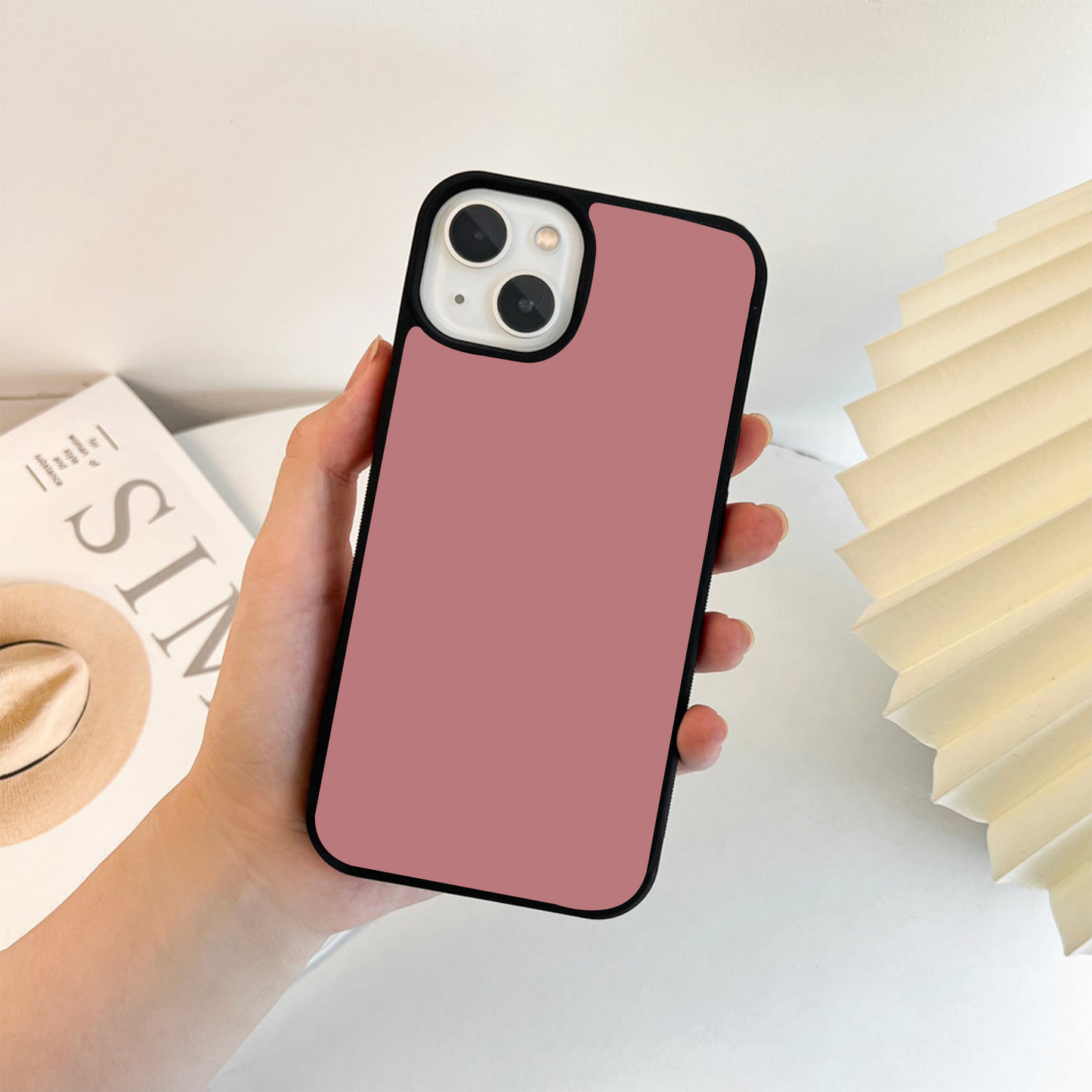 Pantone Dusty Rose Glass Case