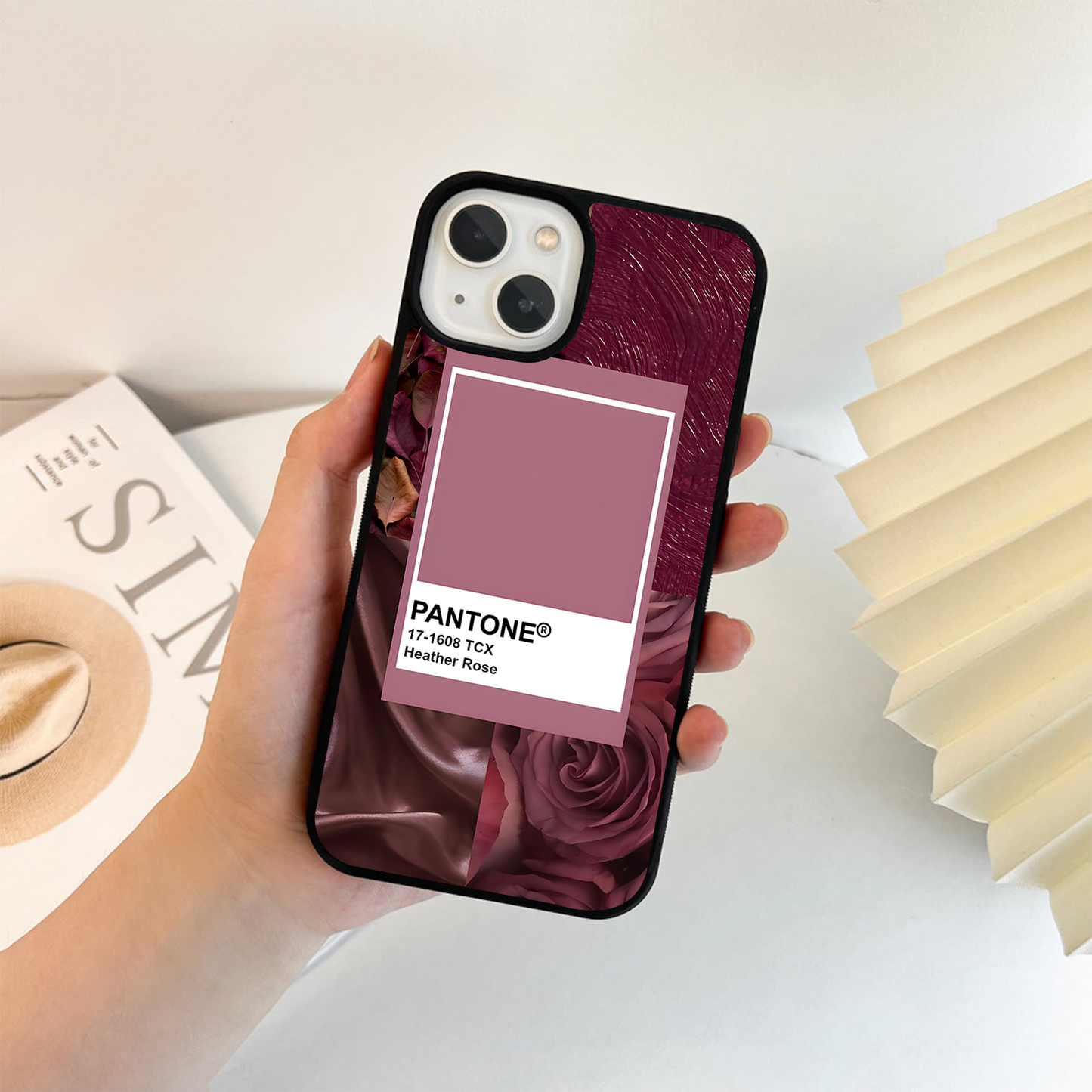 Pantone Heather Rose Glass Case