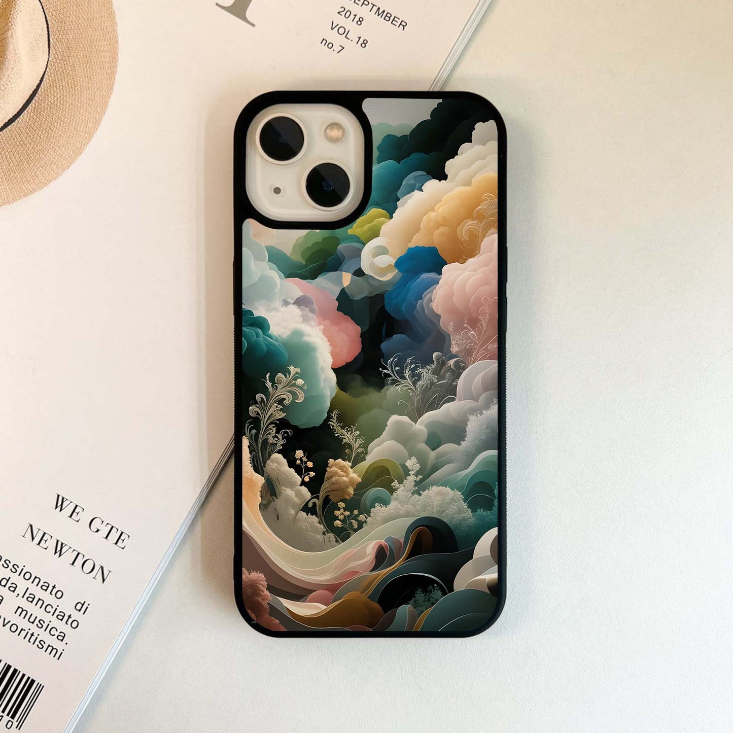 Whimsy Cloud Garden Glass Case