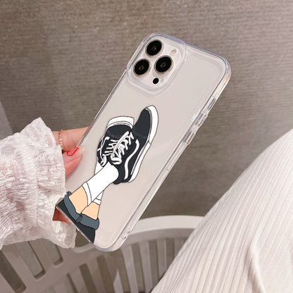 Street Style Vibes Clear Silicon Cover