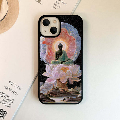 Zen Lotus Realm Glass Case