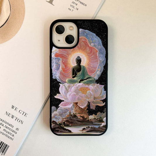 Zen Lotus Realm Glass Case