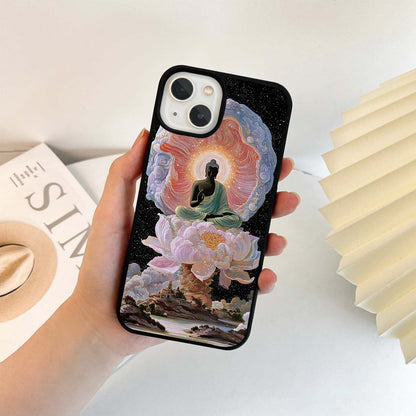 Zen Lotus Realm Glass Case