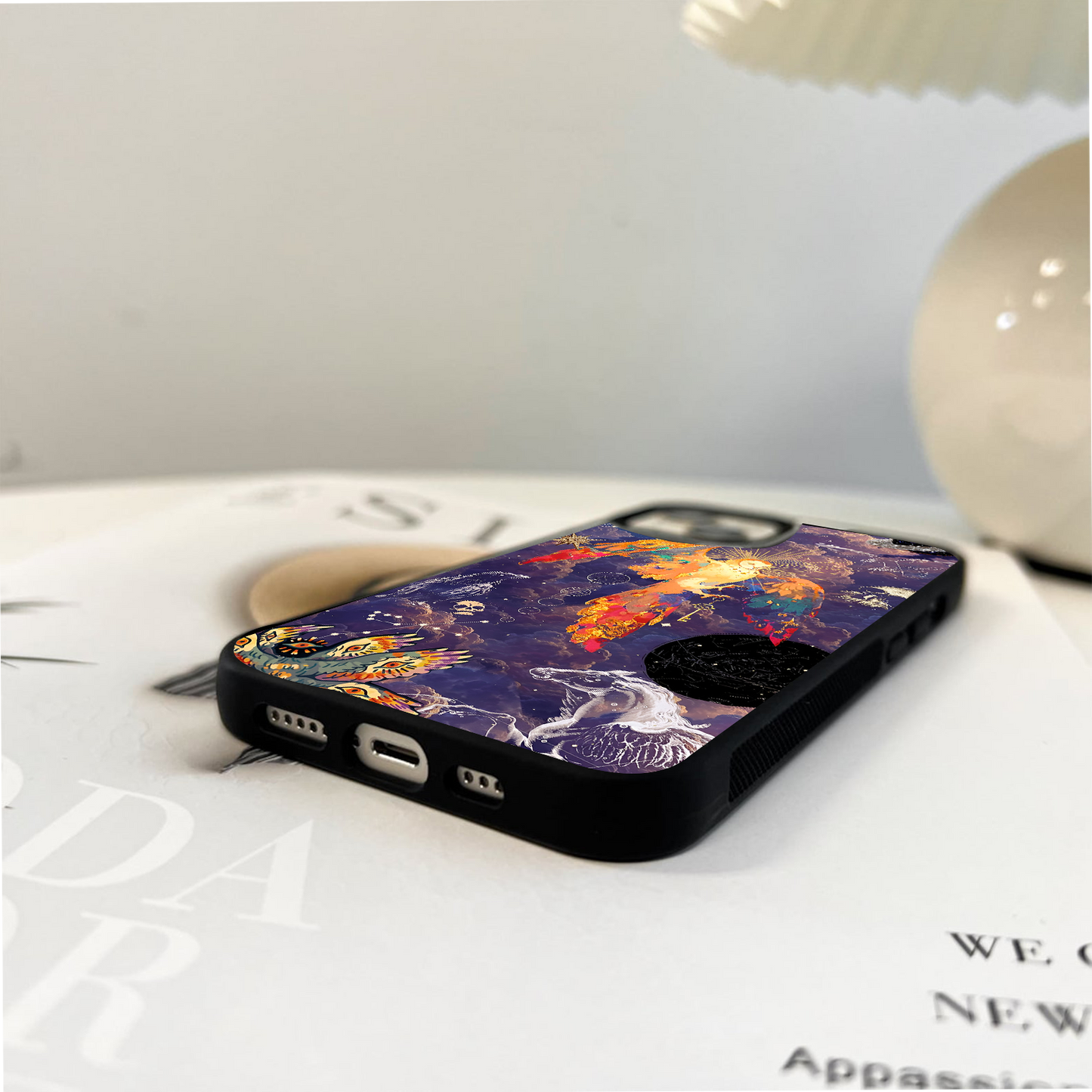 Celestial Owl Magic Glass Case