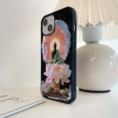 Zen Lotus Realm Glass Case