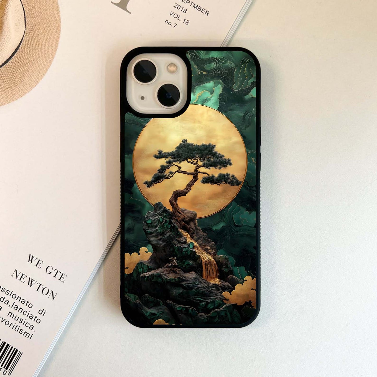 Zen Moon Rise Glass Case