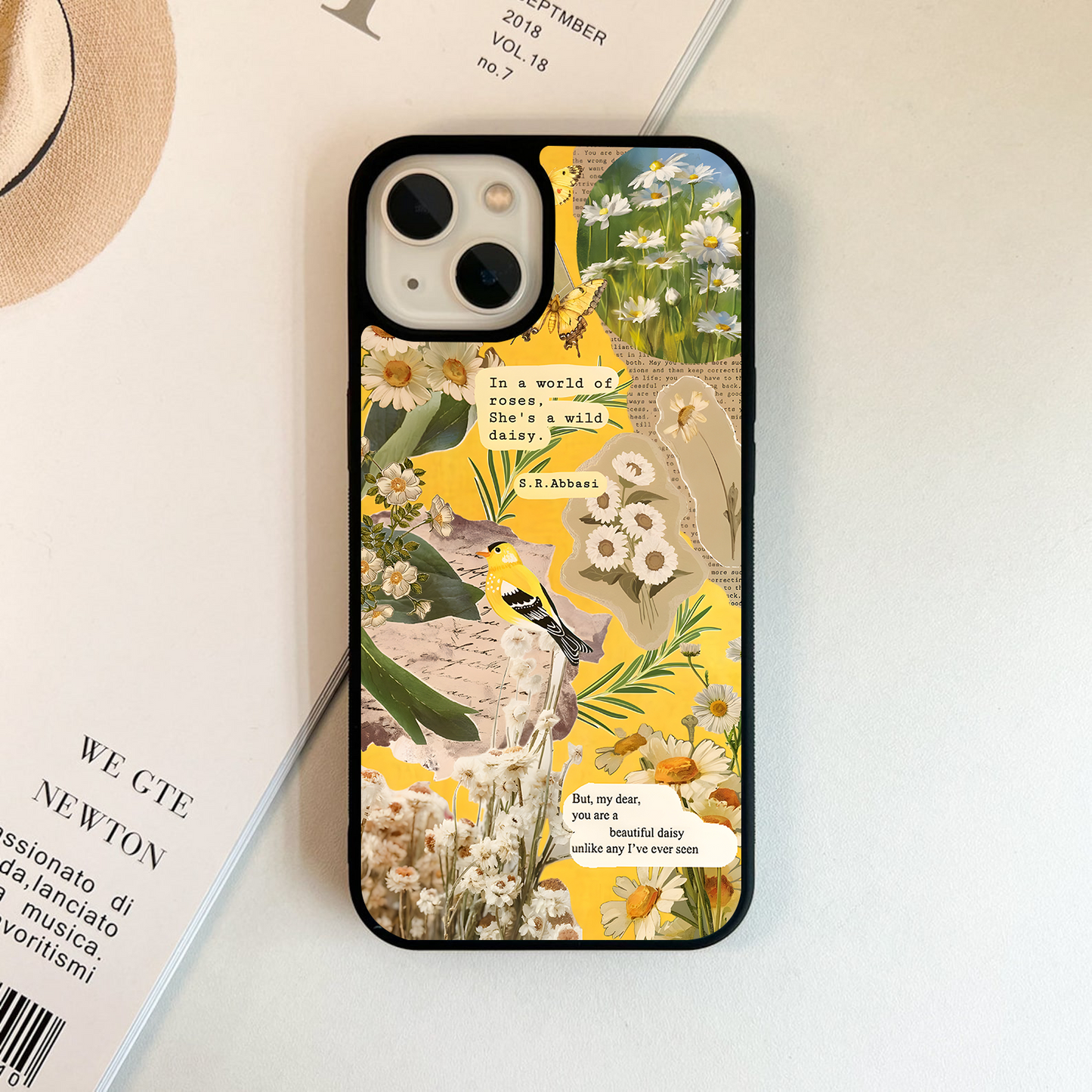 Wild Daisy Dreams Glass Case