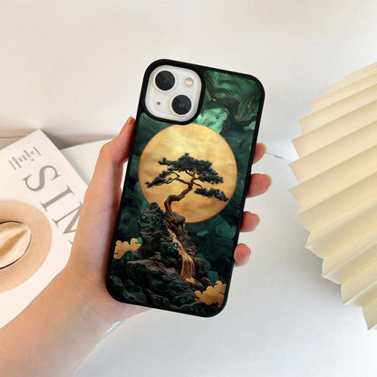 Zen Moon Rise Glass Case