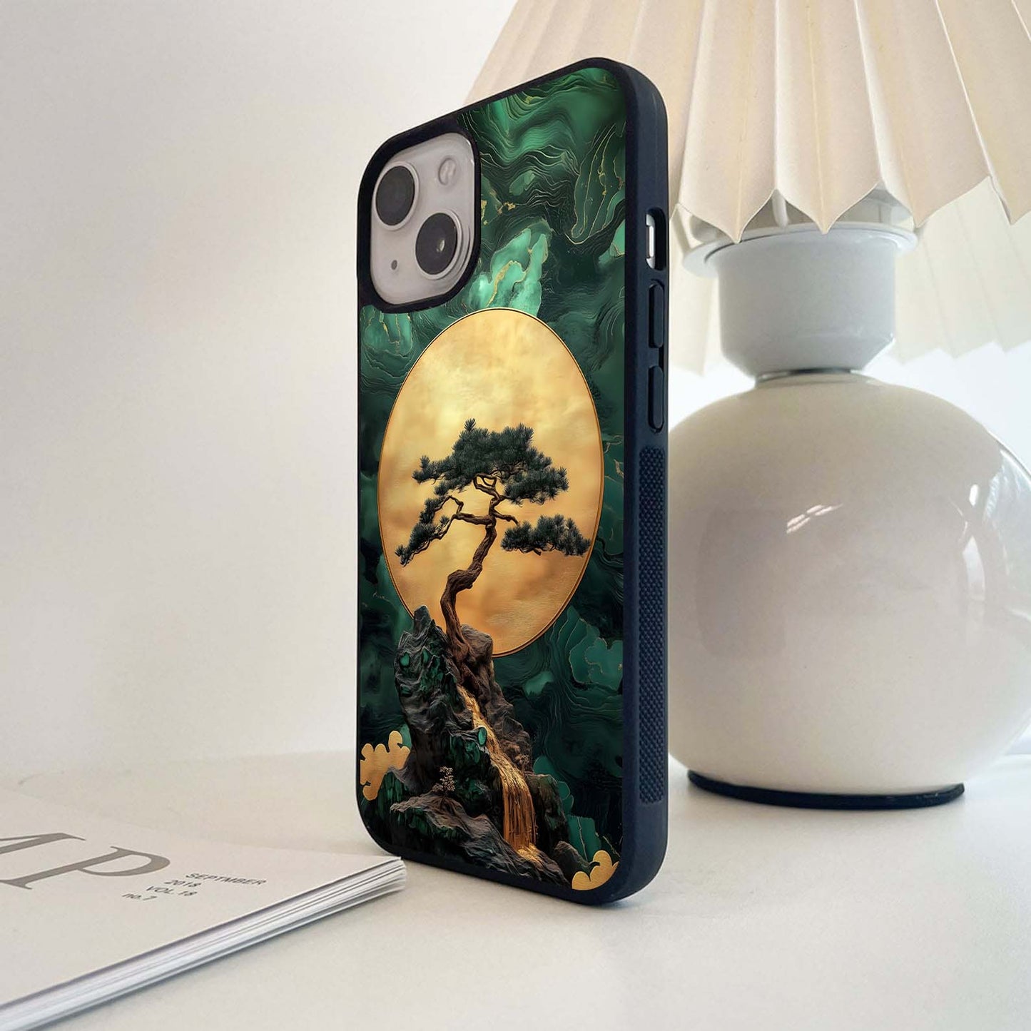 Zen Moon Rise Glass Case