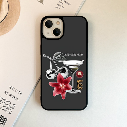 Silver Evening Hour Glass Case