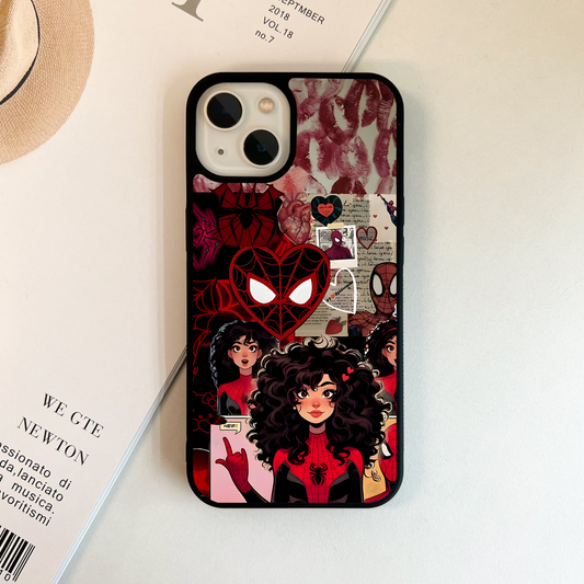 Spider Love Story Glass Case