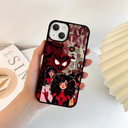 Spider Love Story Glass Case