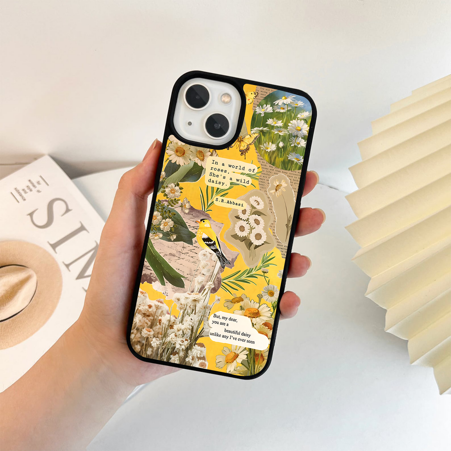 Wild Daisy Dreams Glass Case