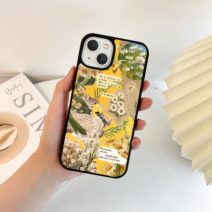 Wild Daisy Dreams Glass Case