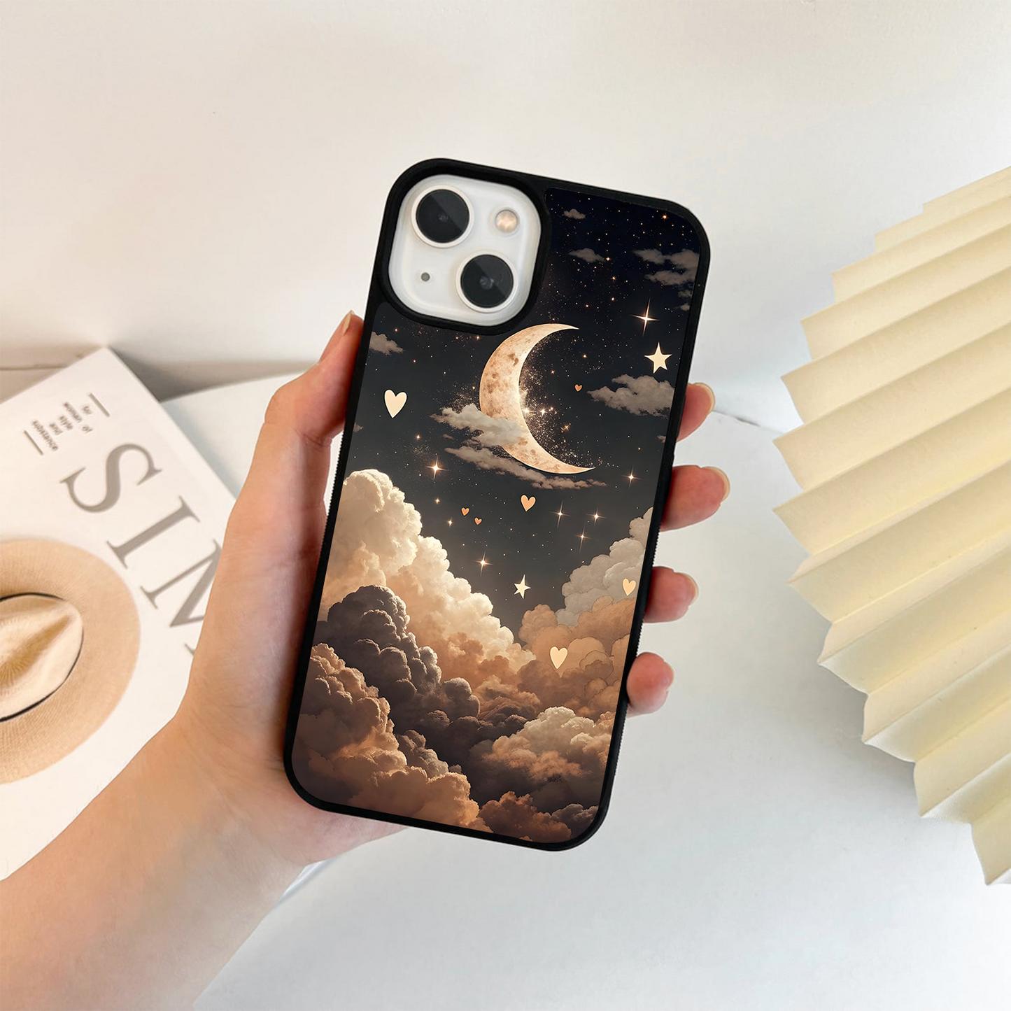 Celestial Heart Sky Glass Case