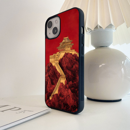 Imperial Red Palace Glass Case