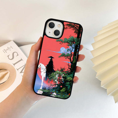 Crimson Samurai Glass Case