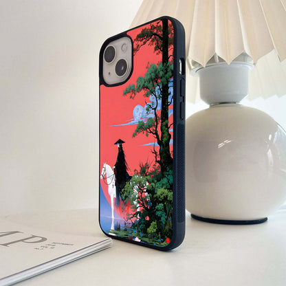 Crimson Samurai Glass Case