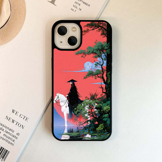 Crimson Samurai Glass Case