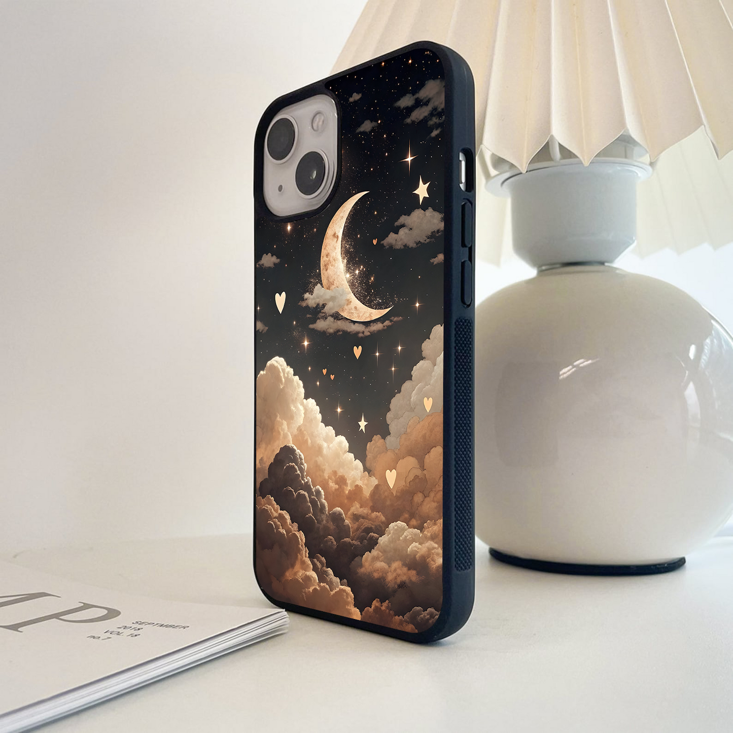Celestial Heart Sky Glass Case