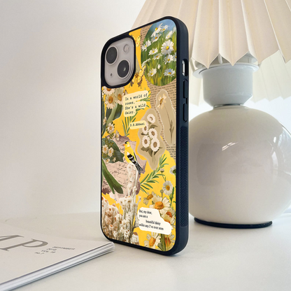 Wild Daisy Dreams Glass Case