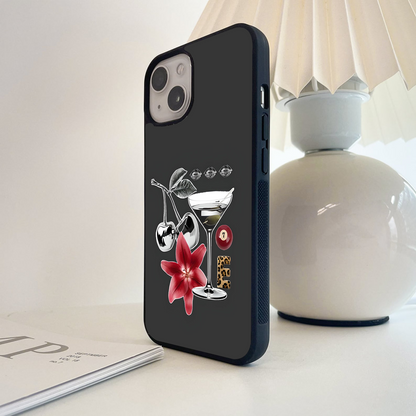 Silver Evening Hour Glass Case