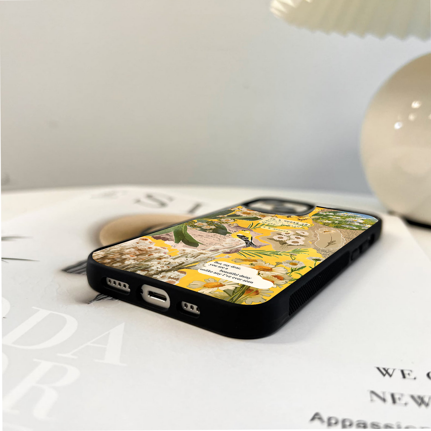 Wild Daisy Dreams Glass Case