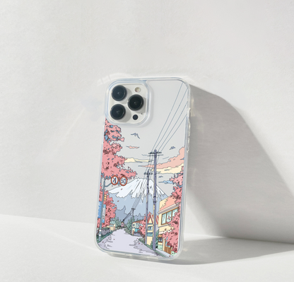 Sakura Street Dreams Clear Silicon Cover