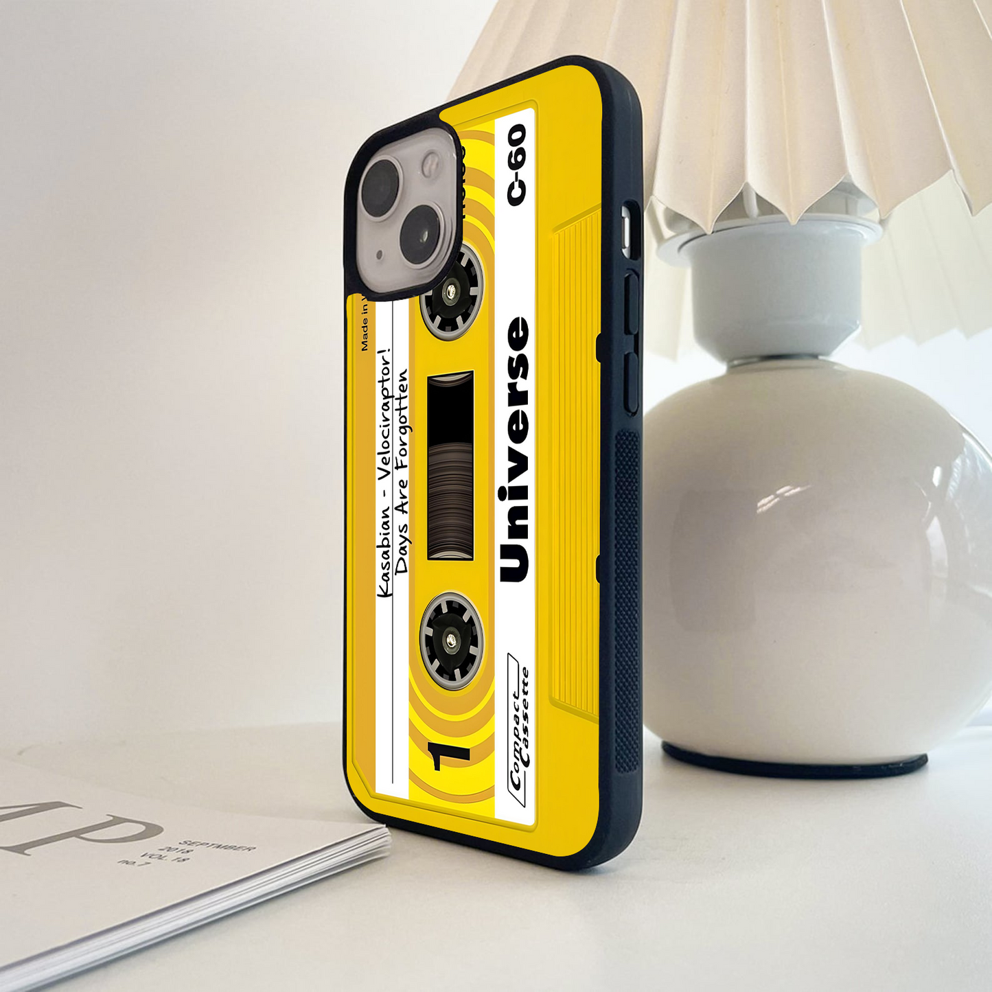 Compact Casette Custom Song Glass Case