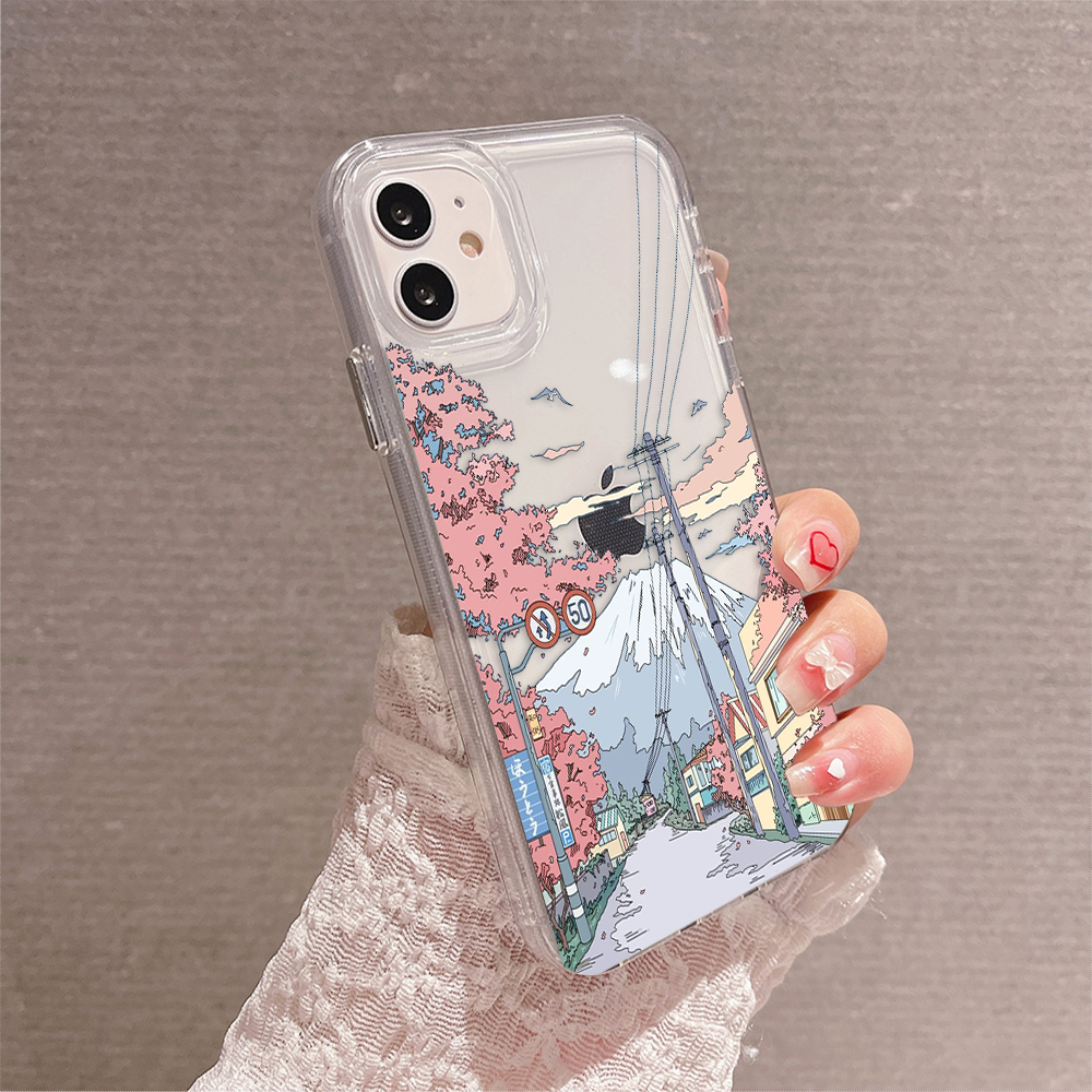 Sakura Street Dreams Clear Silicon Cover