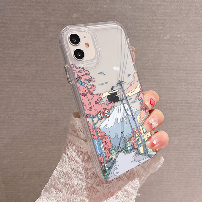 Sakura Street Dreams Clear Silicon Cover