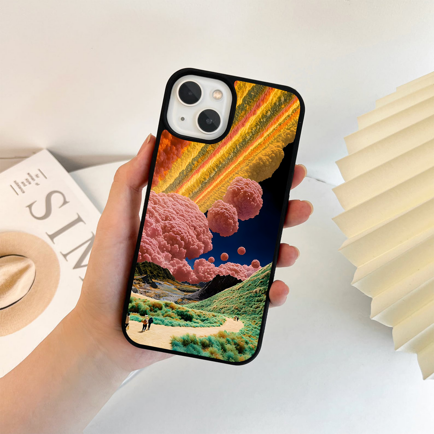 Cosmic Cloud Path Glass Case