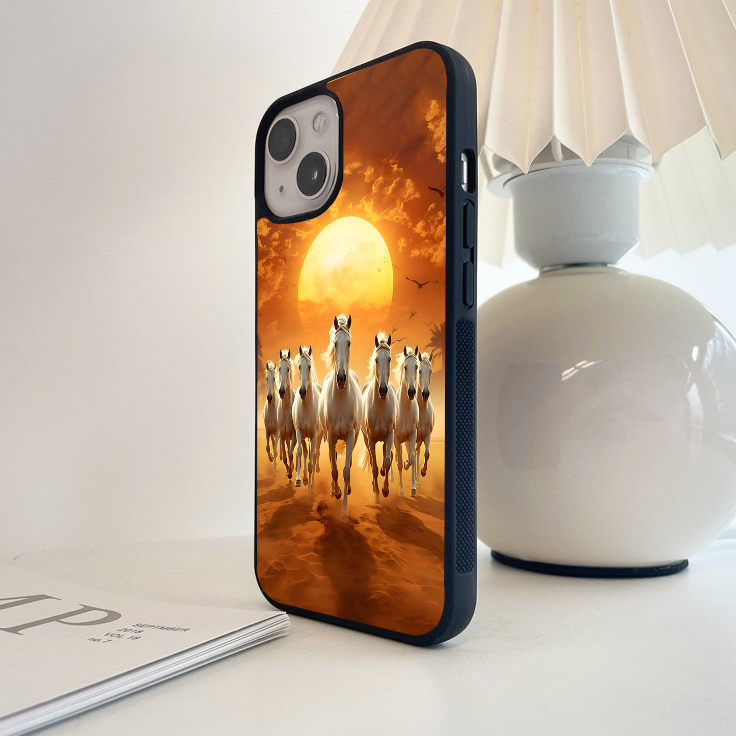 Wild Sunset Majesty Glass Case