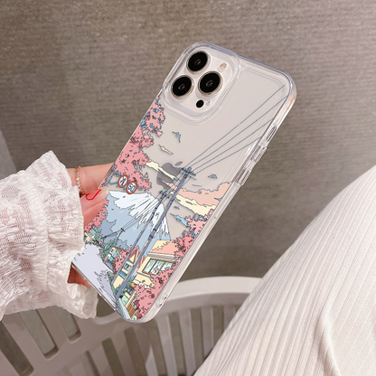 Sakura Street Dreams Clear Silicon Cover