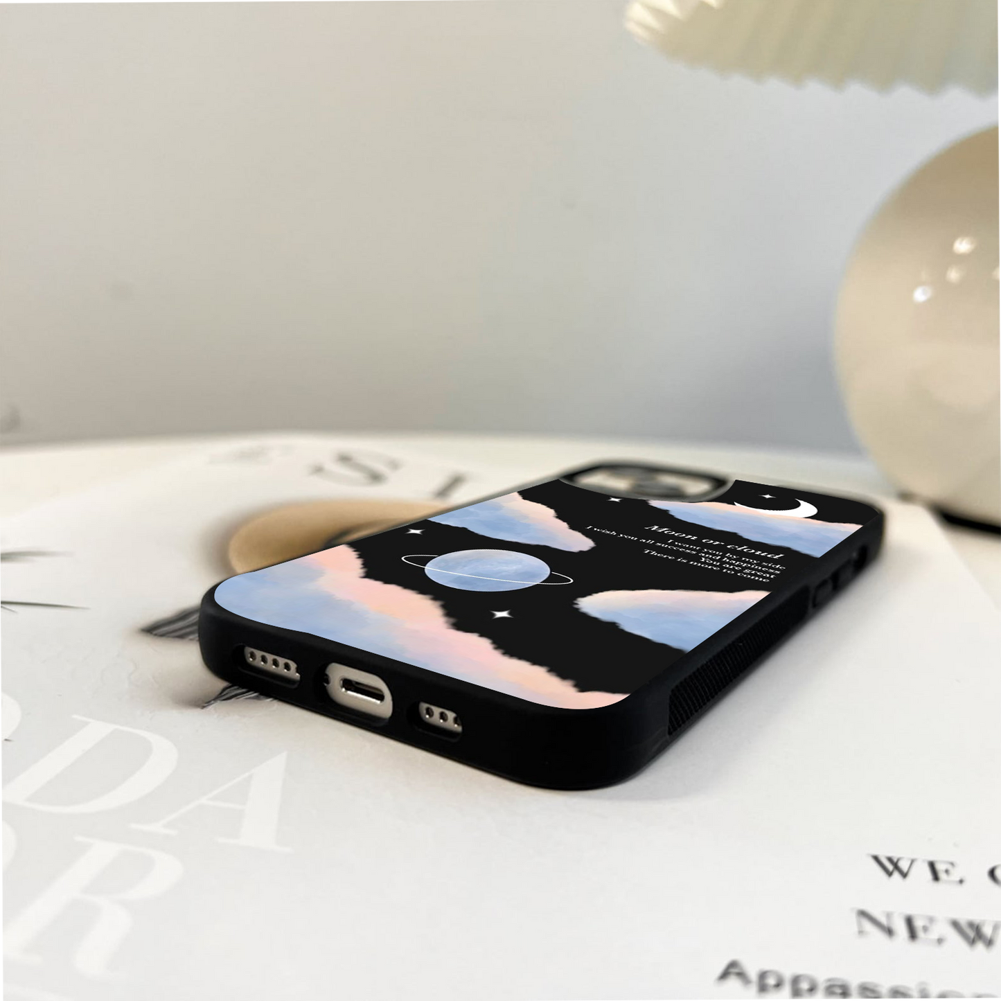 Clouds Beyond the Moon Glass Case