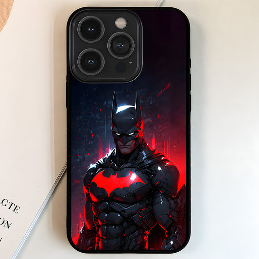 Red Anger Batman Glass Case
